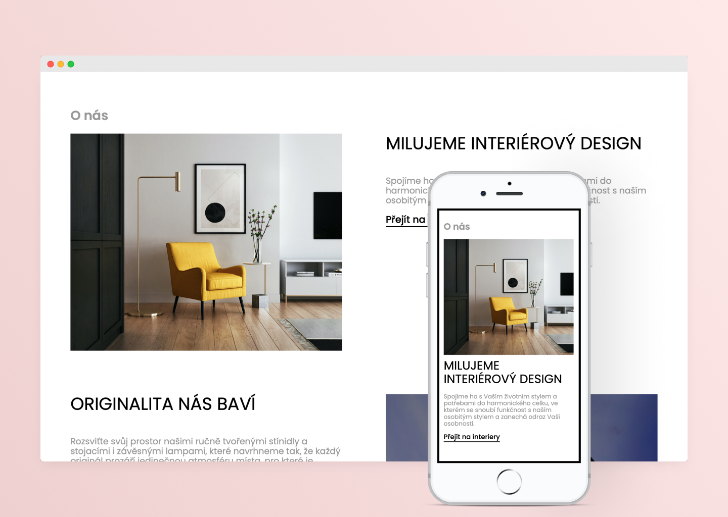 website preview on mobile